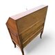 Antique secretary in solid walnut
