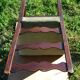 Louis XIII walnut chair feet in balustre brace in H