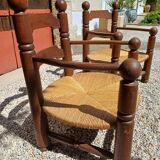 Fauteuils brutalistes