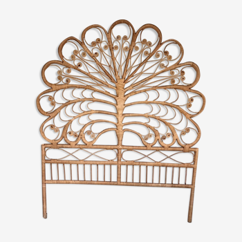 Rattan headboard