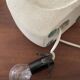 Vintage carved stone lamp signed Arsène Galisson