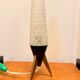 Lampe fusée vintage tripode Space Age