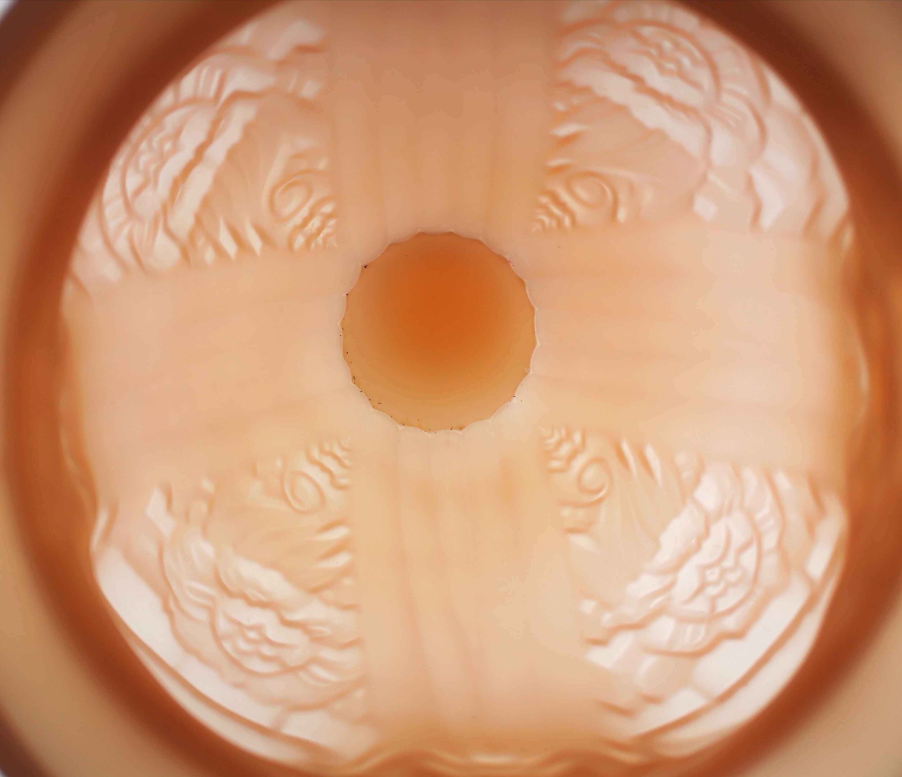 Art deco vase, frosted glass