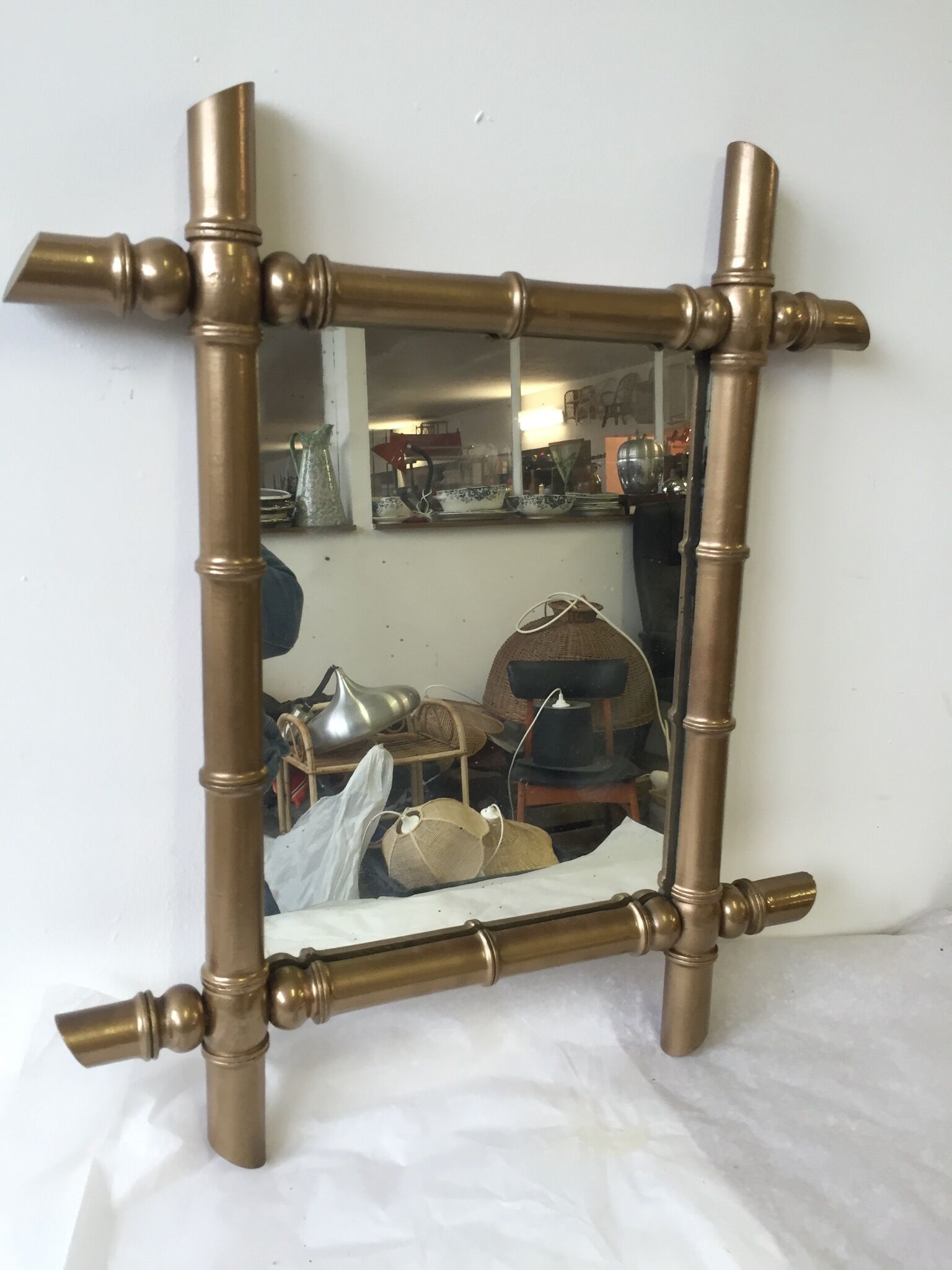 Golden Bamboo mirror