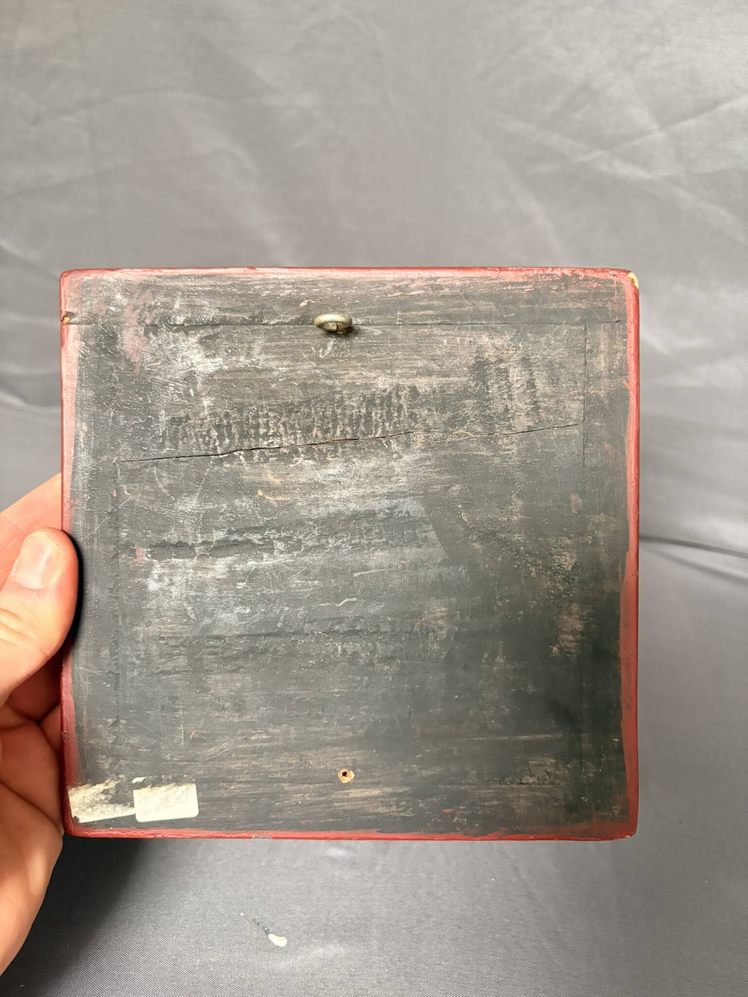 Ancien panneau, bas relief en bois sculpté laqué et doré dynastie Qing, Chine