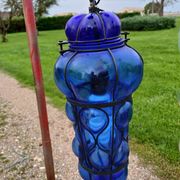 Pair of Blown Glass Suspensions