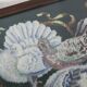 Table basse 1940 needlewoman shop london broderie sous verre