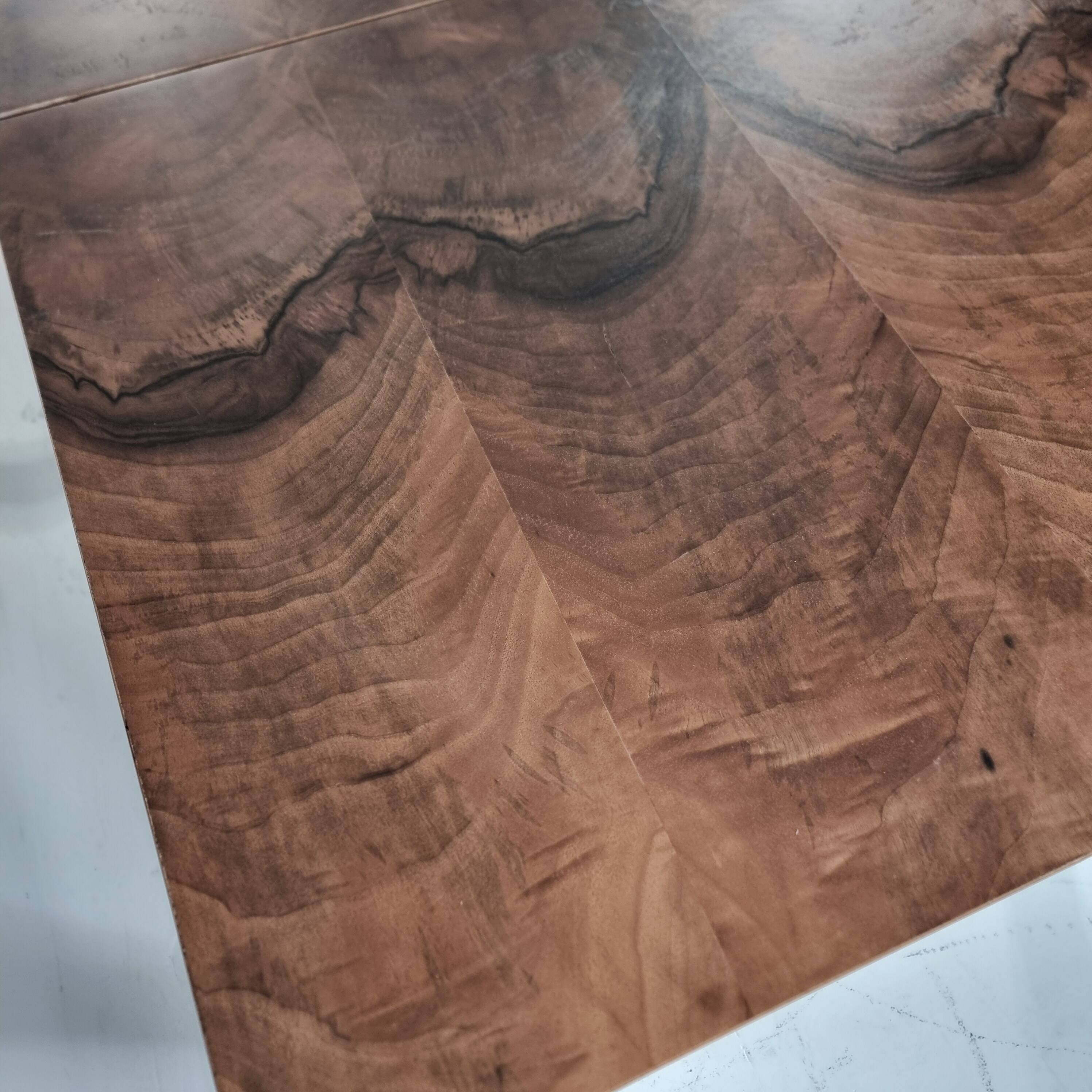 Art Deco dining table in walnut, 1960s