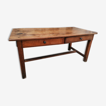Old oak farm table