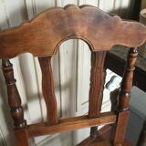 Lot of 8 old walnut chairs