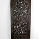 African door in carved wood and bronze of village chief Baboun, Cameroon, early 20th century
