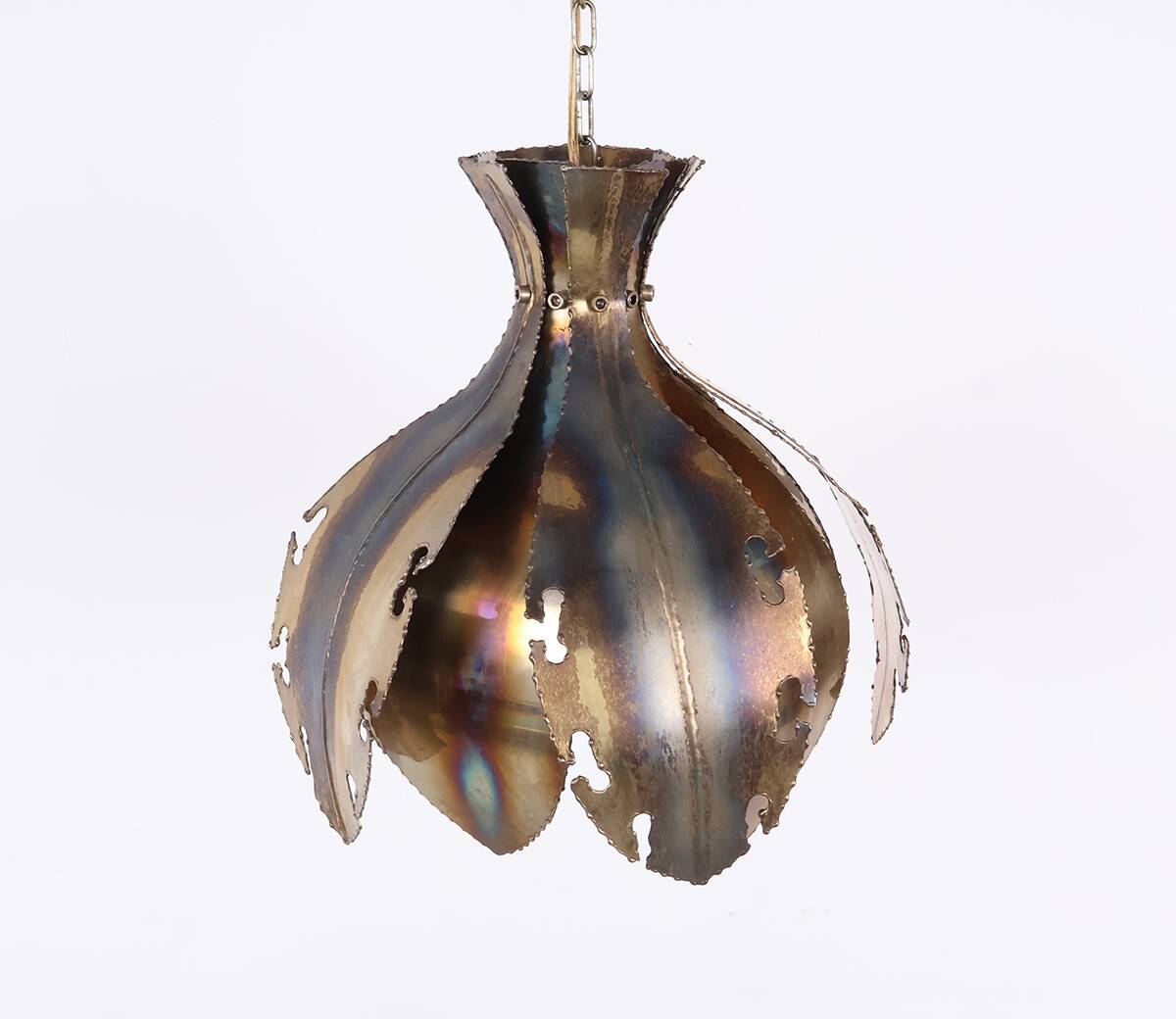 Holm Sorensen "Union" brass pendant lamp, 1960s