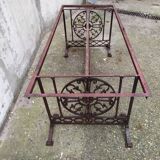 Table fer forgé
