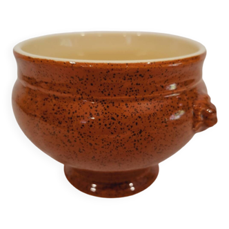 Stoneware bowl with ears