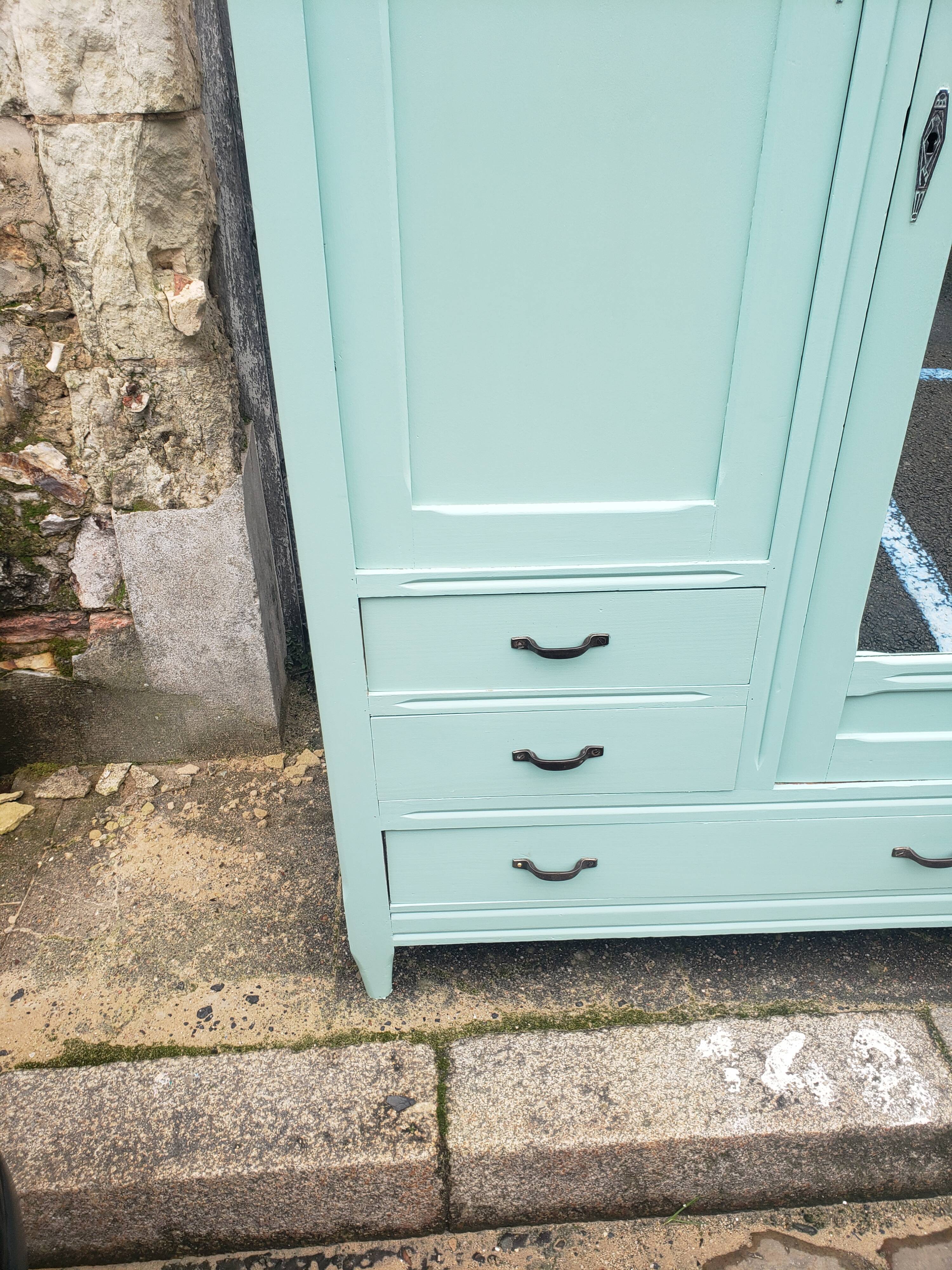 Mint green parisian dresser