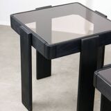 Vintage Nesting Tables by Gianfranco Frattini, Set of 2