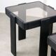 Tables gigognes vintage par Gianfranco Frattini, ensemble de 2