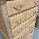 Louis XV style weekly planner in raw wood