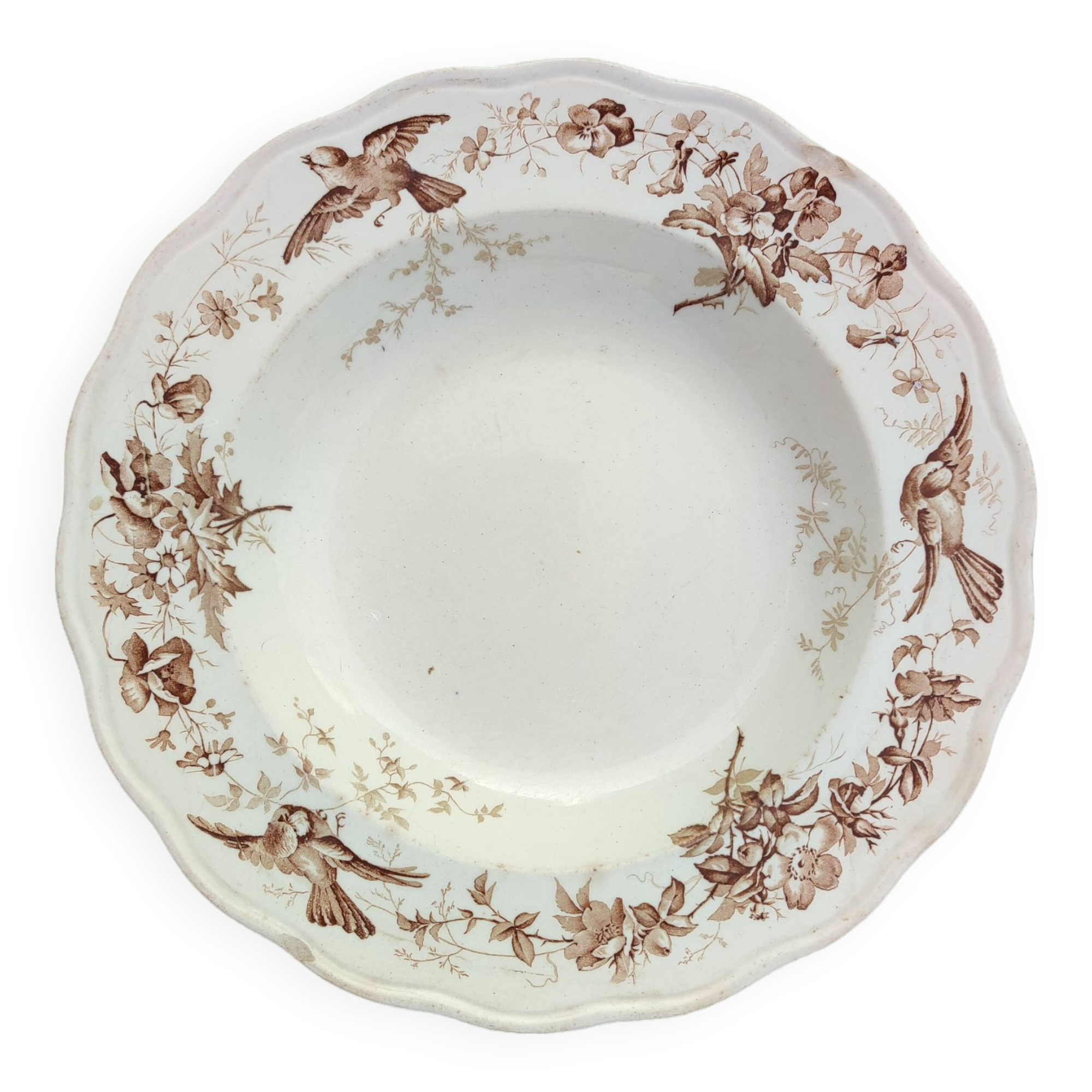 English porcelain serving dish