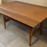 Table modulable danoise en teck Kai Kristiansen 1960
