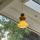 Brown suspension by Massimo Vignelli for Gino Vistosi, Murano.