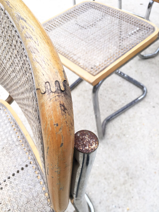 9 Marcel Breuer, model B32 to restore chairs