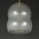 Suspended Murano lamp attributed to Mazzega, Italy, 1960s.
