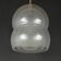 Suspended Murano lamp attributed to Mazzega, Italy, 1960s.