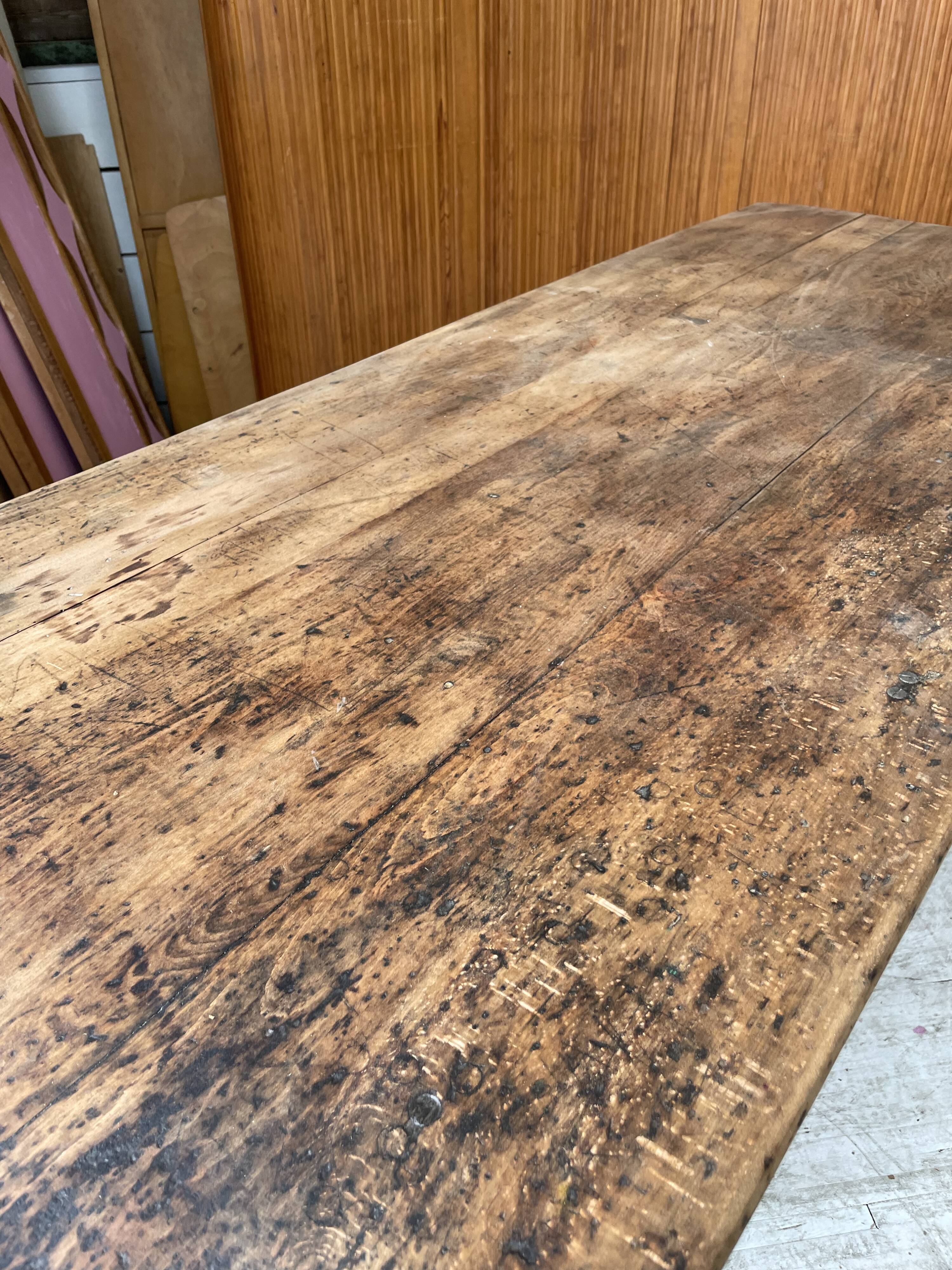 Oak island farmhouse table 2m