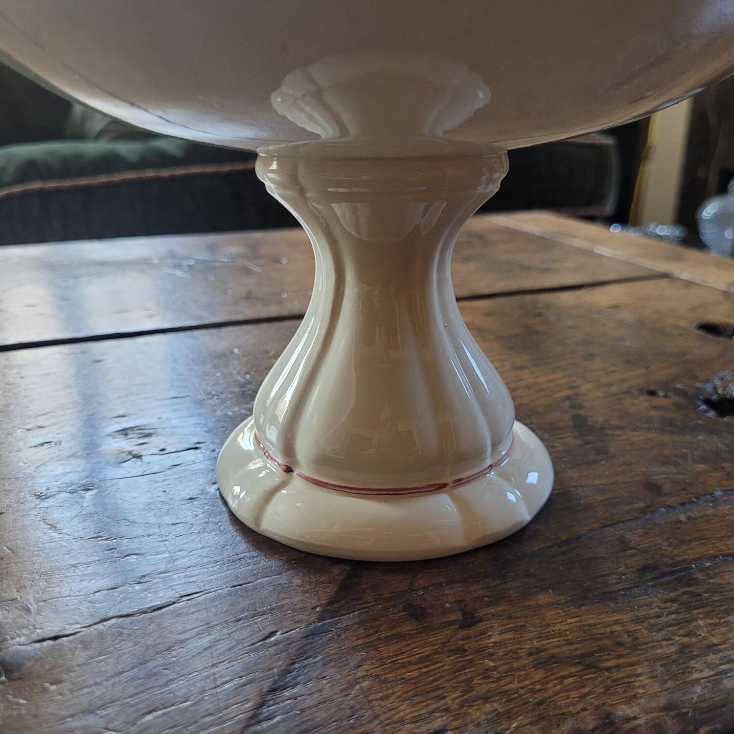 Rustic Compote Dish Digoin Sarreguemines 1930