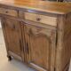 Old country buffet in solid oak – 18th / early 19th century