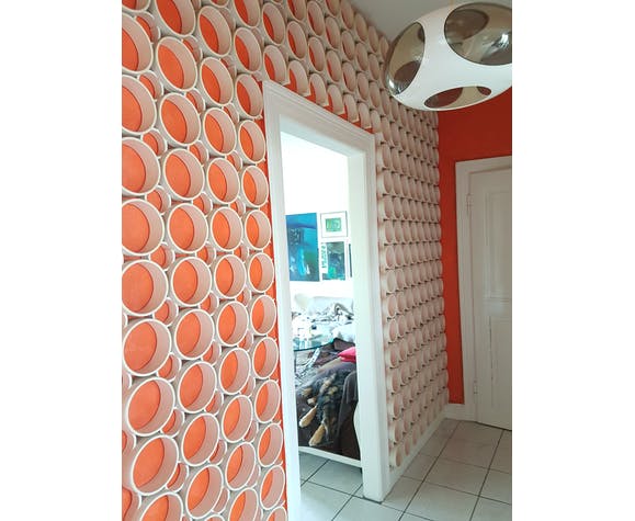 Space-age wall panel from the 1960s