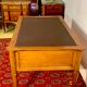 Louis XVI desk in cherry wood and gilded bronzes