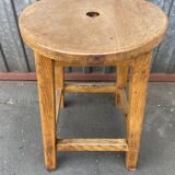 Rustic ash farm stool 1940