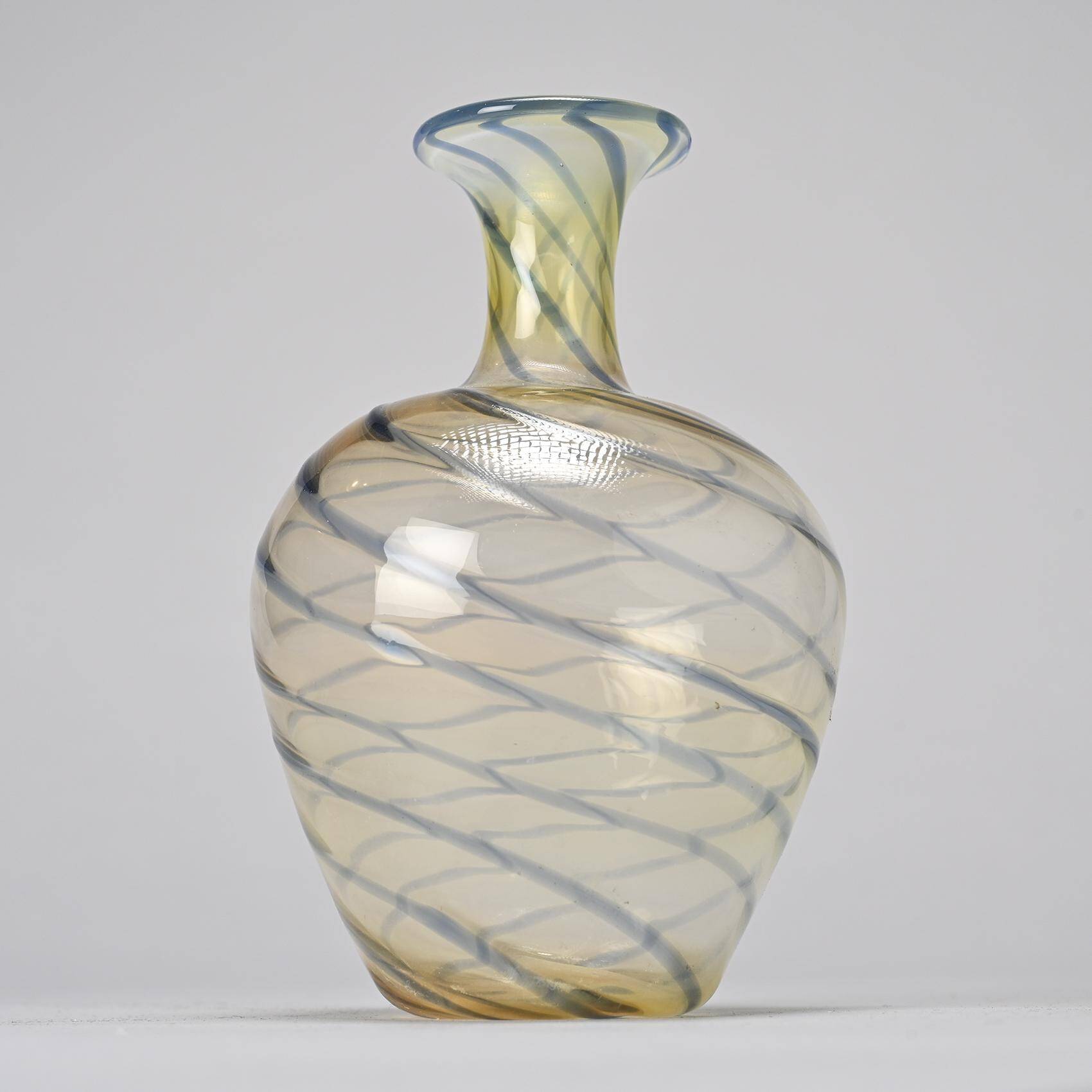 Blown glass vase, 1989