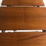 Scandinavian extension teak stretch table in butterfly ephardt by Meredew circa 60's