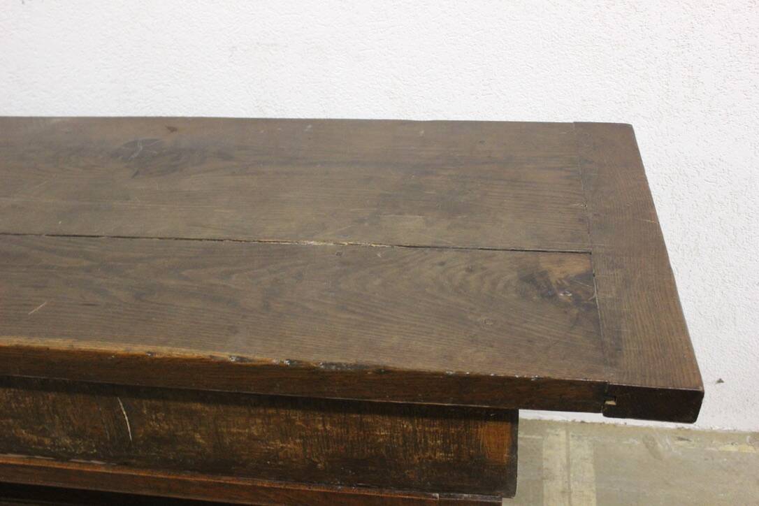 Table De Ferme Ou Console En Chêne Fin XVIII