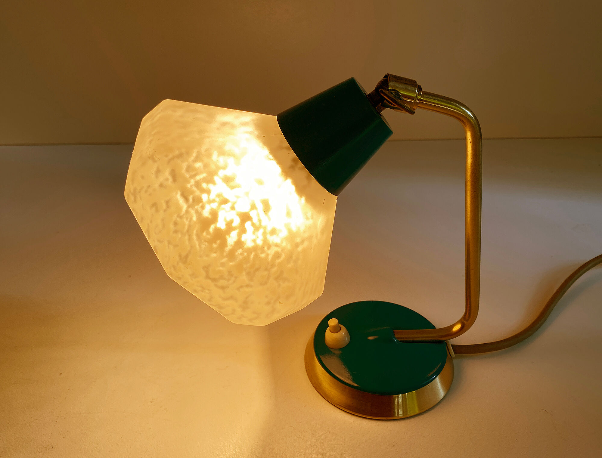 Lampe de table vintage années 50