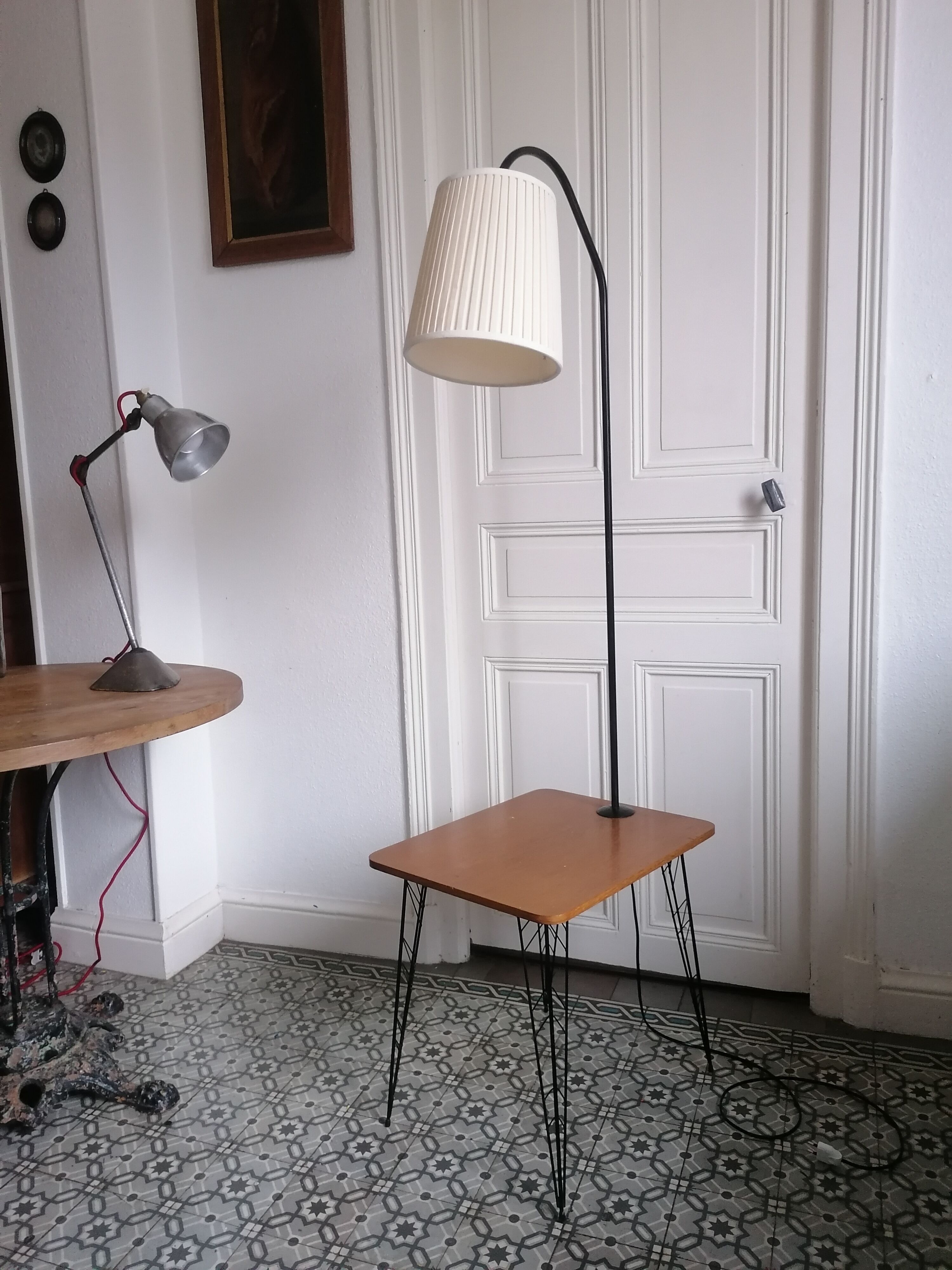 Floor lamp year 50 eiffel tower base