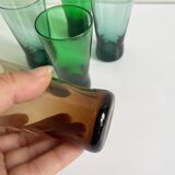 5 aperitif glasses 1960