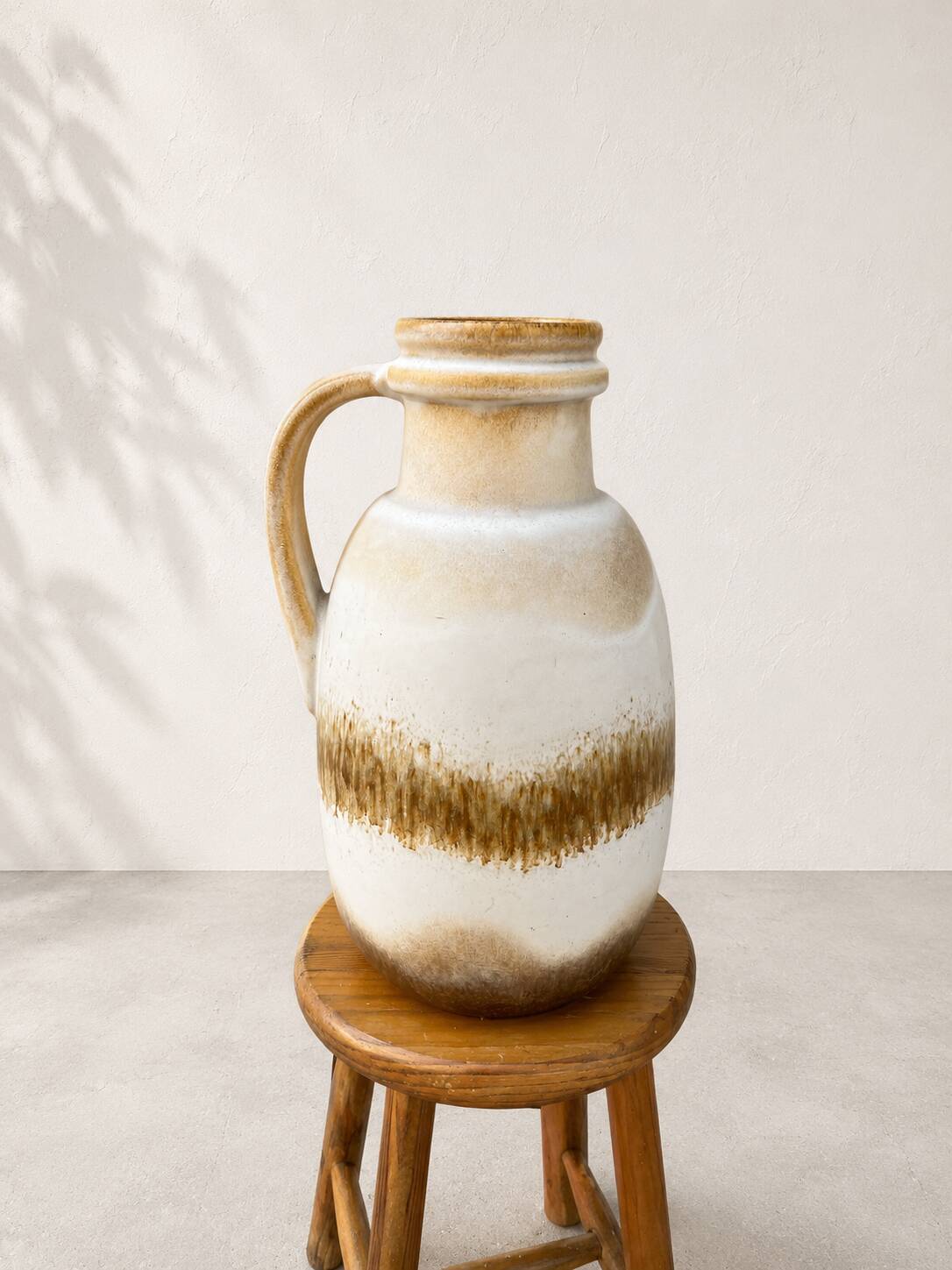 Large vase West Germany in glazed stoneware — Scheurich Keramik model 417-42 —
