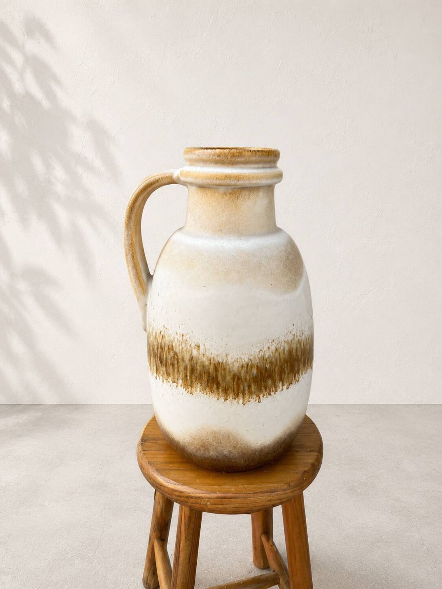 Vase West Germany en grès émaillé — Scheurich Keramik modèle 417-42