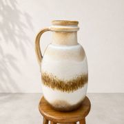 Vase West Germany en grès émaillé — Scheurich Keramik modèle 417-42