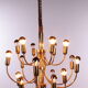Sciolari Pendant lamp for Boulanger with 18 lights, 1960