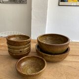 Service 7 dishes vintage sandstone