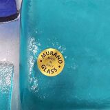 Plateau des années 1970 par Albatros en verre de Murano. Fabriqué en Italie