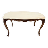 Louis XV style coffee table in patinated beech, 20th century.