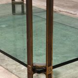 Table basse vintage en verre par Peter Ghyczy, modèle T24