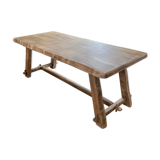 Solid elm farm table