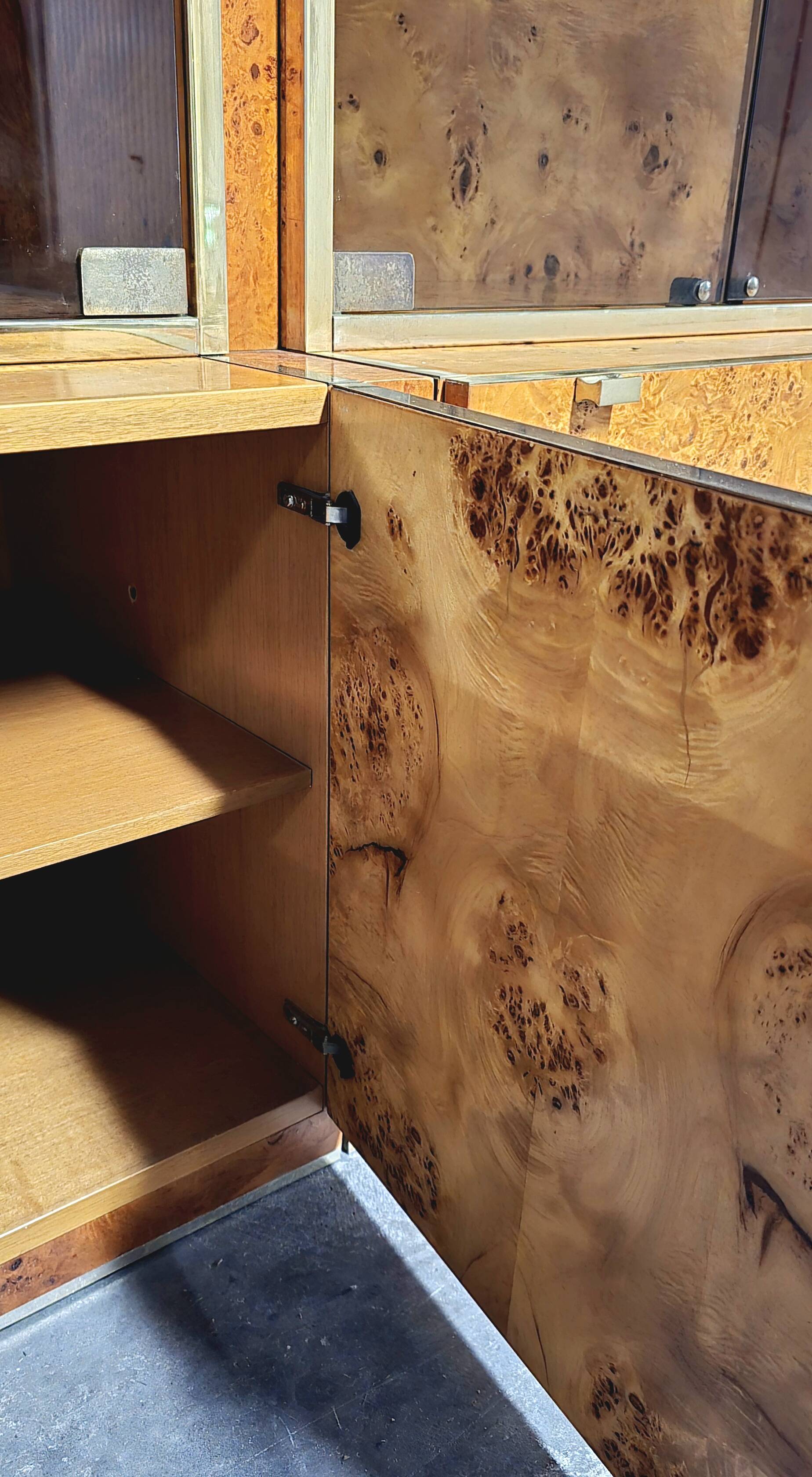 Display cabinet set designed by Jean-Claude Mahey for Roche Bobois 1970